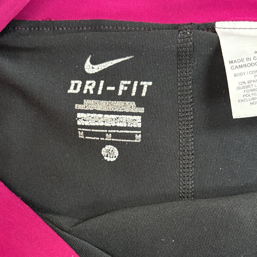 🌥️ Nike Skort/Skirt/Leggings Combo Magenta and Black Medium 🌥️ - Picture 5 of 11